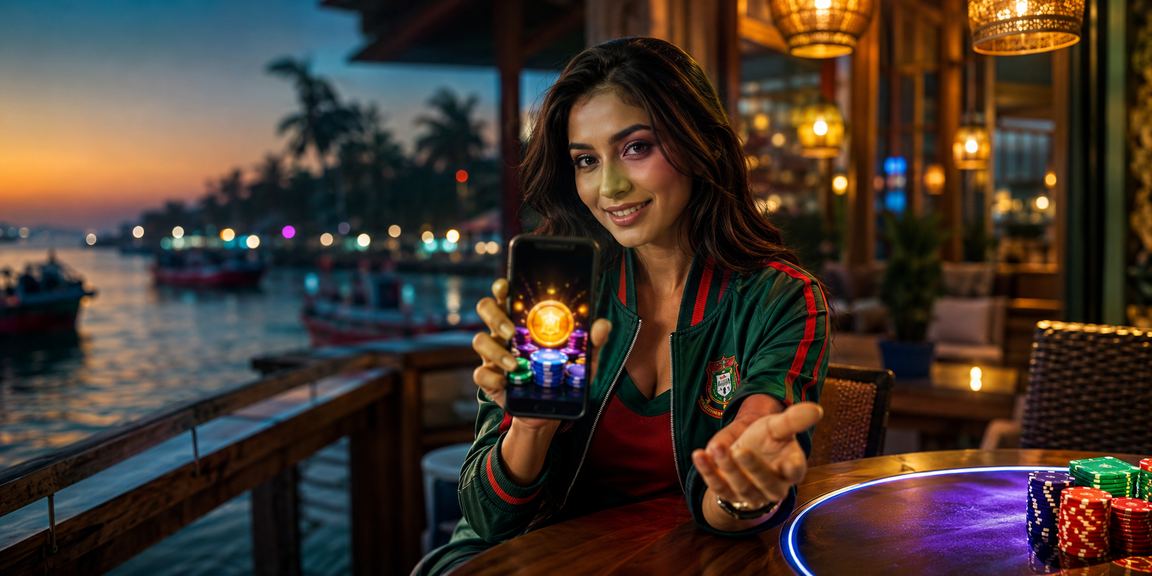 কক্সবাজারের সৈকতে জ্যাকপট বেটিং উপভোগ করছেন একজন খেলোয়াড়